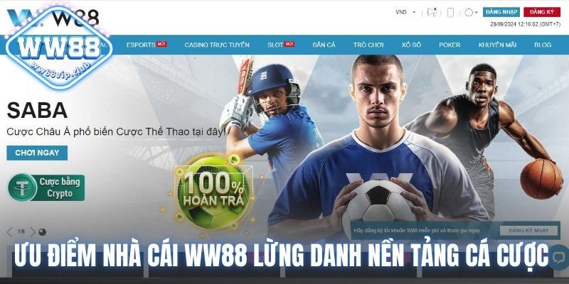 Ưu Điểm Nhà Cái WW88 Lừng Danh Nền Tảng Cá Cược Nổi Tiếng 1 ưu điểm nhà cái WW88