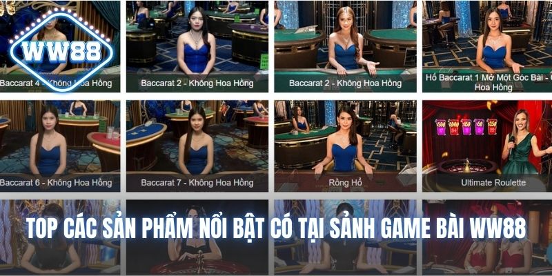 Top 3 game bài ăn khách có ở đây